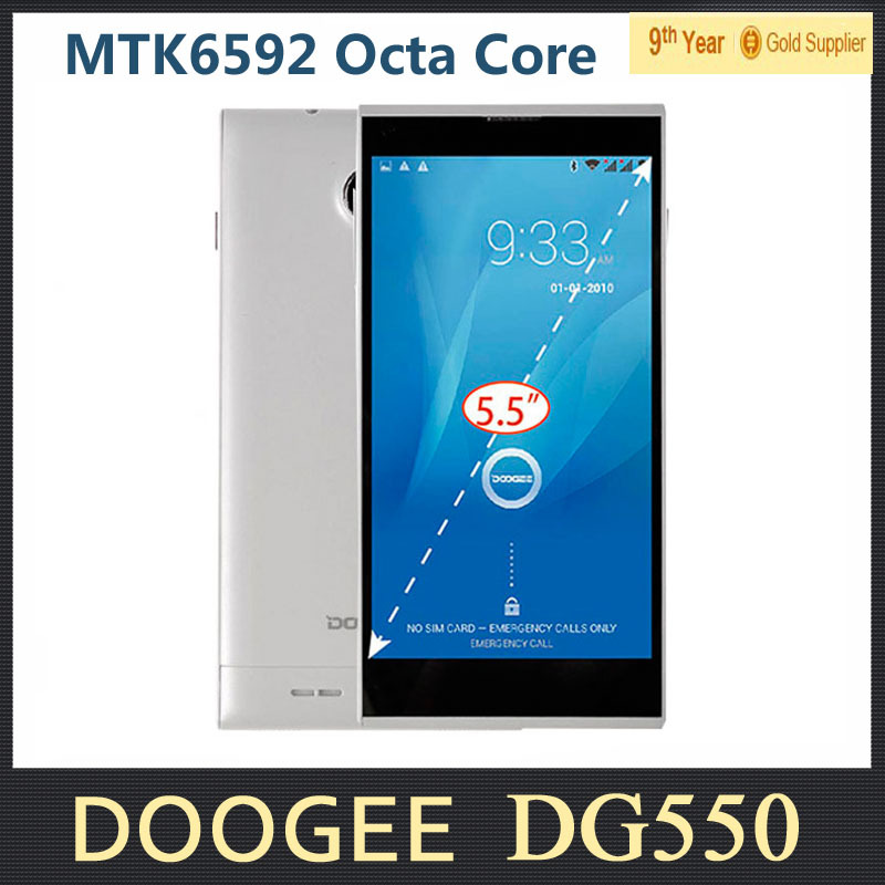In Stock Doogee DG550 Cell Phone 5 5 inch IPS OGS MTK6592 Octa Core Android 4