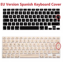 1pcs ESP Spanish Keyboard Skin Cover For Macbook Mac Book Air Pro Retina 13 15 17 EU Europe Silicon Laptop Keypad Protector Film