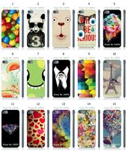 Mobile Phone Case Hot 1pc Skull Panda Bear Chocolate Hybrid Design Protective White Hard Case For ipod touch 5 5th Free Shipping
