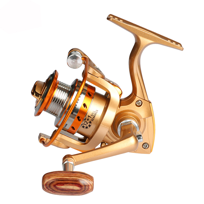 GOTURE New Small Spinning Fishing Reel 12+1 Bearing 5.5:1