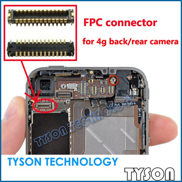 Купить FPC разъем для iphone 4 4 g задний задняя камера на системной ...