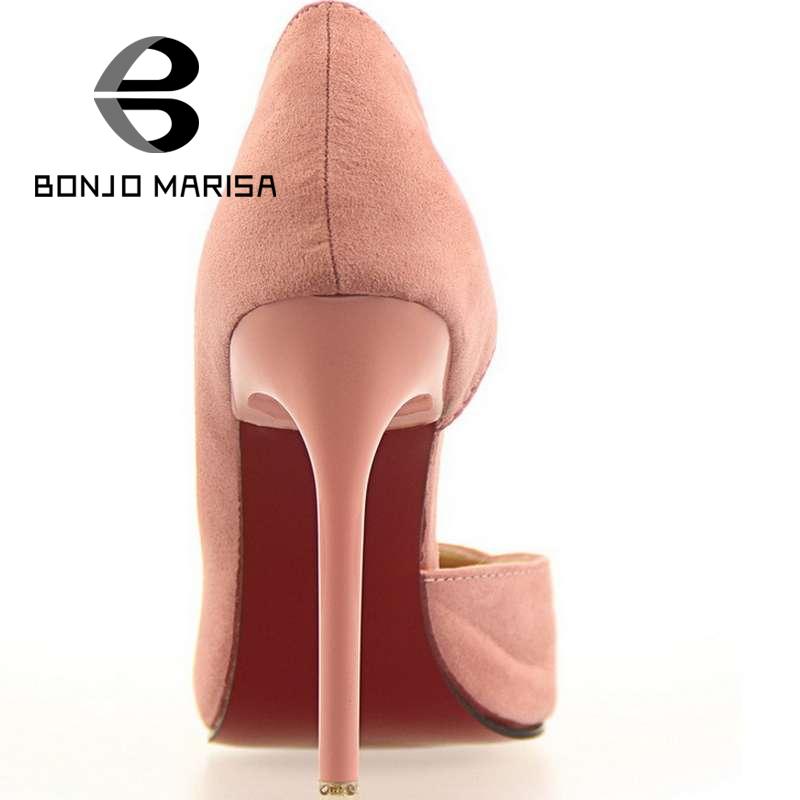 Hot Sell Women Pumps Sexy Thin High Heels Red Bottom Shoes Pointed ...