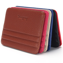 2016 Hot Sale Fashion New Pattern Men Women Originality ID Holders Commute Solid Color Photo Card Holder Package Free Shipping