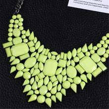Free Shipping 2014 New Arrival Resin Fashion Charm Gem Cute Necklaces Pendants Fashion Jewelry Jewelery Woman