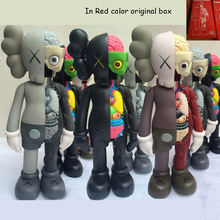 Сумасшедший Рекламные 16 Дюймов Kaws Оригинальные Поддельные Kaws Originalfake KAWS Вскрытый Компаньон Фигура Игрушки С Красным Цветом Оригинальной Коробке