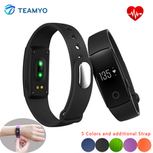 Teamyo ID107 Smart Band Bluetooth 4 0 OLED Smartband Heart Rate Monitor Actively Fitness Tracker Sleep
