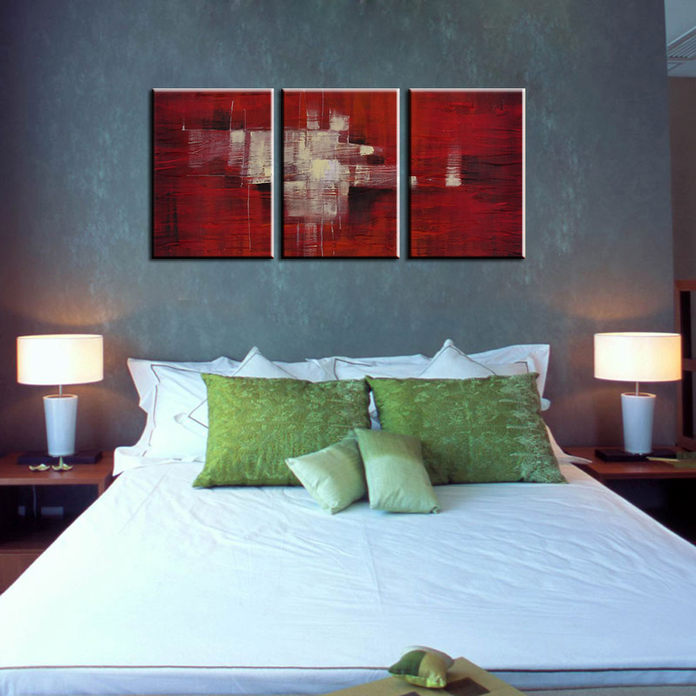 Online kopen wholesale 3 stuk moderne canvas wall art drieluik ...