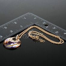 Cheap Wholesale 18k Gold Plated Rhinestone Jewelry Christmas Necklace XN020 