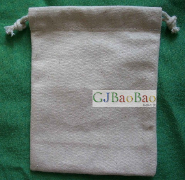 www.bagssaleusa.com : Buy (100pcs/lot) Wholesale plain small muslin canvas cotton drawstring bags ...