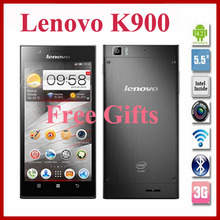 Original Lenovo k900 Mobile Phone 5.5″ 1920×1080 13MP Android 4.2 Intel Atom Z2580 2Core 2G+16G ROM AGPS 3G SmartPhone+6 GIFTS