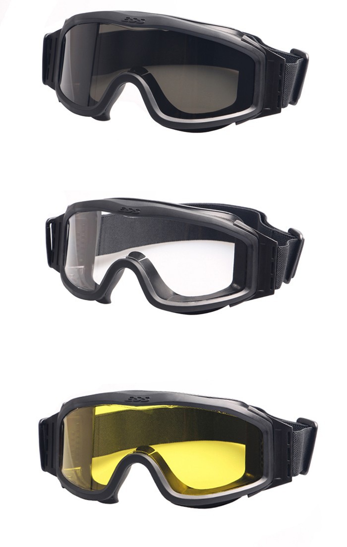 ESS Profile NVG Military Goggles Fit With Helmets, Ballistic 3 Lens