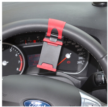 Universal Car Steering Wheel Mount Holder Rubber Band For iPhone For iPod MP4 GPS Mobile Phone