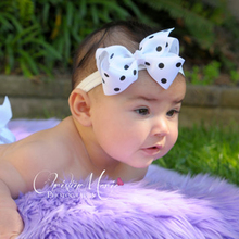 14 Colors Baby Bow Headband Girls Lace Headband Infant Knitting Hair Weave Bowknot Elasticity band Baby Hair Accessories W005