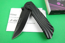 ROCKSTEAD HIZE 1204 hunting tactical survival knife 5CR13MOV blade all steel handle pocket folding knives camping