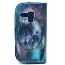 New Arrive Amazing Wolf Pattern Wallet Flip PU Leather Case for Samsung Galaxy S3 Mini i8190