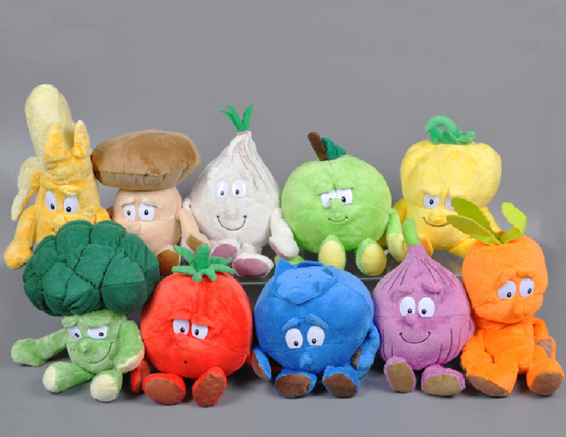 vegetable plush toys