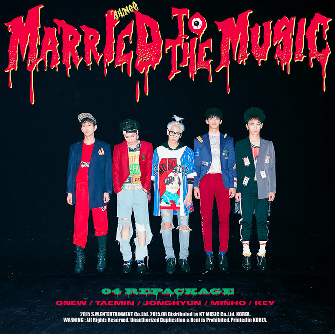 Kpop Shinee 4th Album Married To The Music Halloween Style Onew Taemin