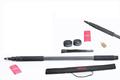 Miliboo portable carbon fiber 4 sections microphone pole Handheld Grip Support Rod Flash Light Boom microfonos