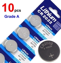 10pcs High Capacity CR2032 BR2032 CR2332 BR2332 L14 cr2032 3v lithium battery Cell Button Card Toys Batteries wholesale LOT 2032