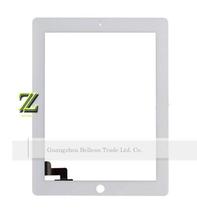 Touch Digitizer With Home Button For Apple Ipad 2 Touch Screen White Black For Ipad 2 Screen Touch+Protector Film Free Shipping