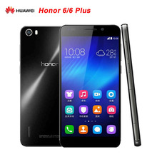 Original Huawei Honor 6/6 Plus 5.5” Android 4.4.2 Smartphone Kirin 925 Octa Core 1.8GHz RAM 3GB+ROM 16G GSM & WCDMA & FDD-LTE