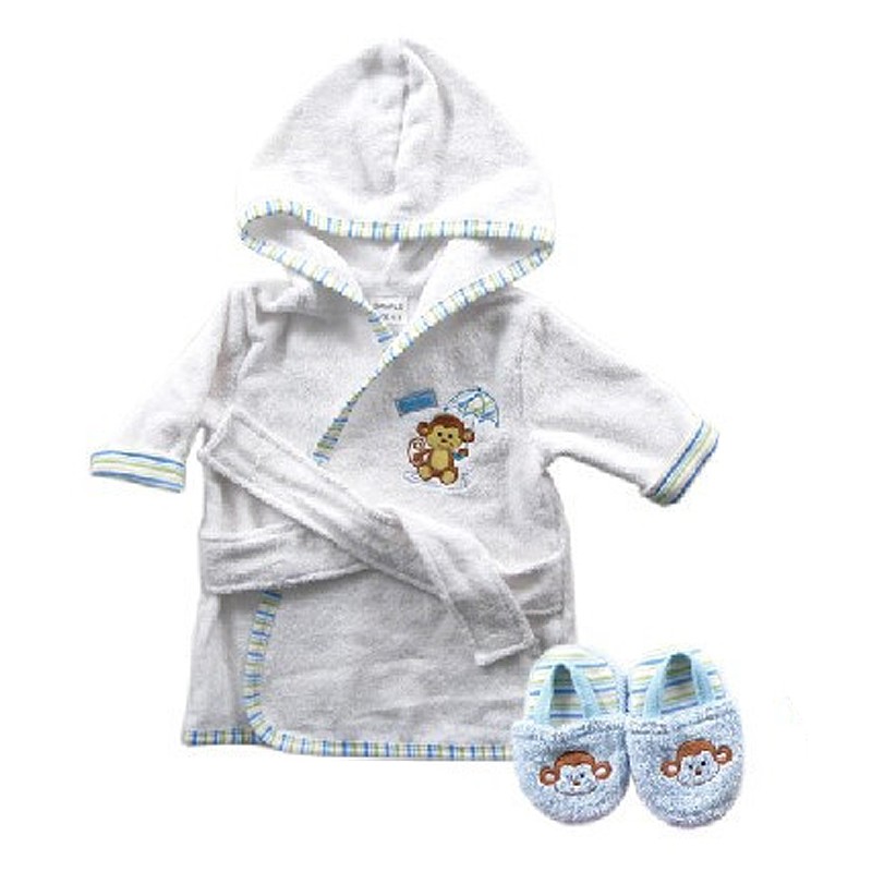 New Design Cotton Warm Baby Bath Robes Child Cartoon Baby Towel Character Kids Bath Towel Infant Hooded Towel Set (1)