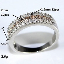 50 off Women Rings with Stones 925 Sterling Silver Jewelry Crystal Romantic Engagement Ring Acessorios Para