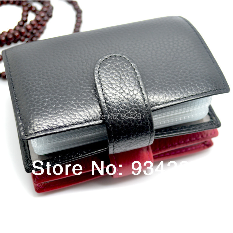 Fashion Genuine Leather Card Bag Men Women s Card Wallet Holder Place Antimagnetic Credit Card Holder