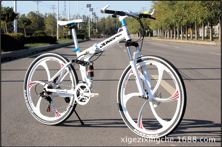  Free Shipping Bicicleta Bike Mountain 21 Speed With Double Disc Brake LAND ROVELuxury Folding Road