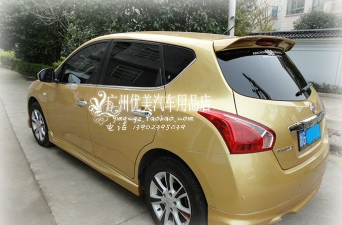 2012 Nissan versa hatchback spoiler #5