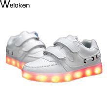 New Arrivals 2016 Baby Shoes Autumn Fashion Lighted Shoes Kids Shoes Brand Children Boys Girls Shoes