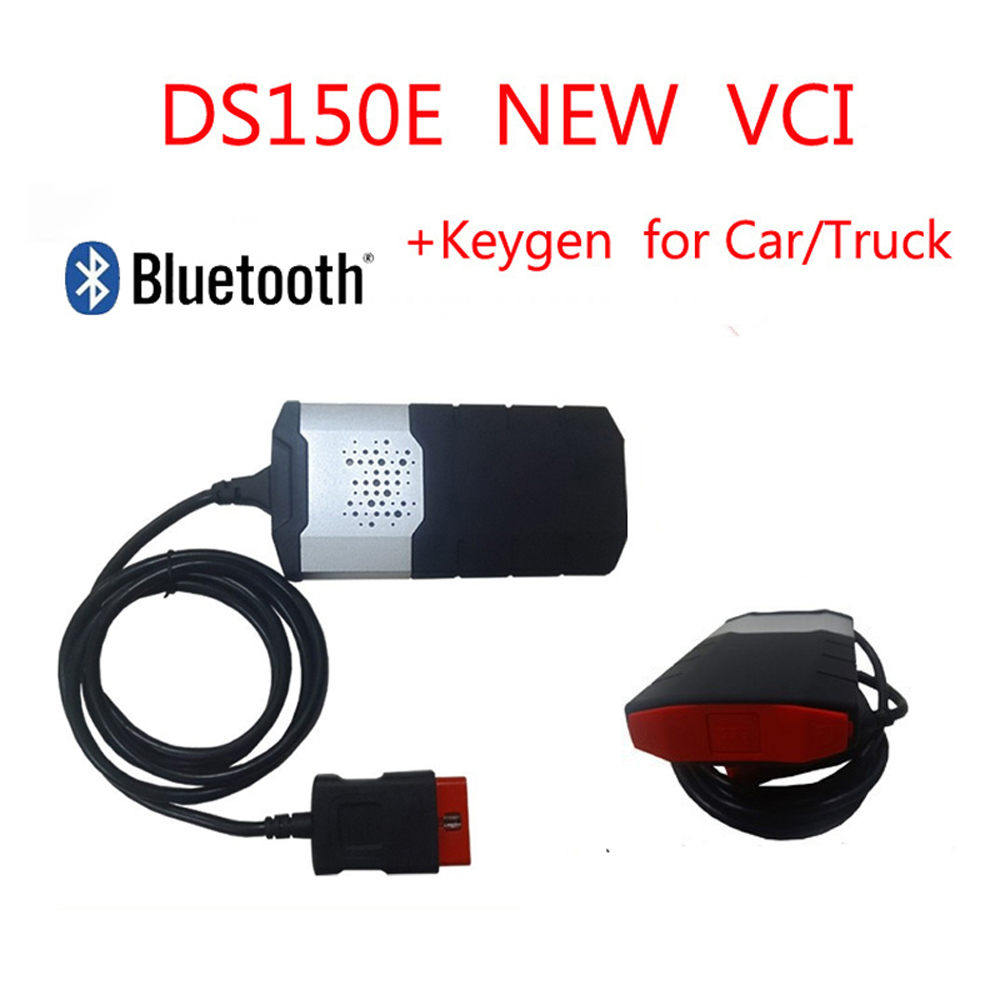 New Vci 2014R2 with Keygen ds150e with bluetooth Diagnostic Tool For Delphi DS150E For Autocom TCS CDP Pro Plus OBD2 scanner