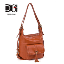 2016 hot sale shoulder bag women genuine leather fashion girl school bag dermis first casual female travel bag free shipping