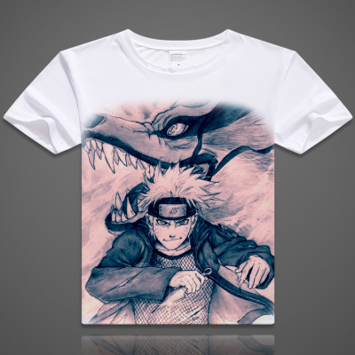 New Japanese anime Naruto T shirt High quality Naruto short sleeve T shirt Kakashi itachi sasuke