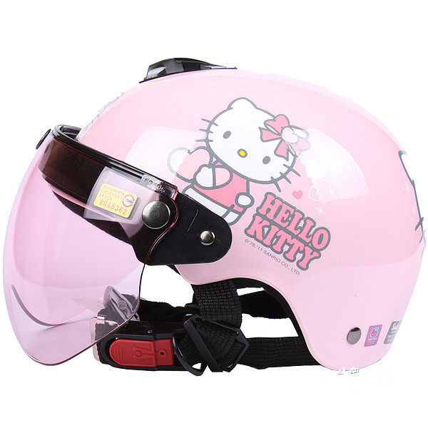 New arrival Hello kitty helmet for Kids,girls motorcycle helmet Pink