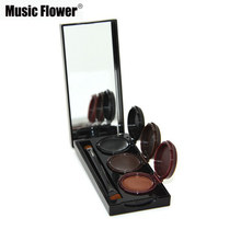 2015 Music Flower Brand Makeup Eyeliner Gel Eyebrow Powder Palette Waterproof Lasting Smudgeproof Cosmetics Eye Brow