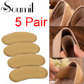 Soumit 5 Pairs 10 Pcs Sponge Sticky Shoe Back Heel Adhesive Thick Insoles Heel Inserts Pads