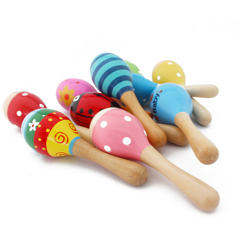 Best Quality Wholesale Colorful Mini Wooden Maracas Child Maracas