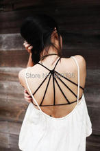 1PC Hot Sexy Backless Hollow Out Base Sport Vest Cotton Spandex Women s Bustier Bra Crop