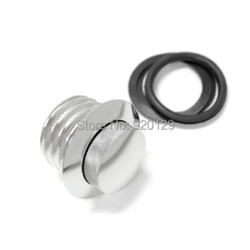 Free shipping Motorcycle parts Chrome POP UP Screw In Flush Mount Fuel Tank Gas Cap for
