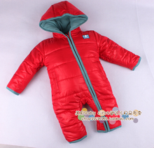 Winter upset the baby down cotton-padded jacket jumpsuits winter baby snowsuitsromper winter hoodie newborn parka baby
