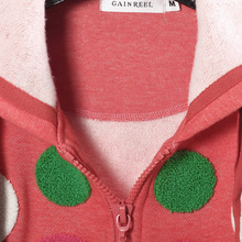 Song Riel Ms pajamas cute dot loose comfortable casual sports hooded tracksuit suits Man Ayaka