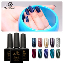 Saviland 1Pcs 10ml Cat Eye Magnet Soak Off Gelpolish Magnetic for A Manicure Kit Nail Gel Polish High Quality