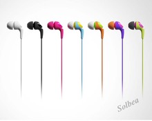 5PCS Colorful Blank sc-10e Canal 3.5mm Stereo In-ear earphone earbud headphones headset for HTC iPad iPhone Samsung MP3/mp4