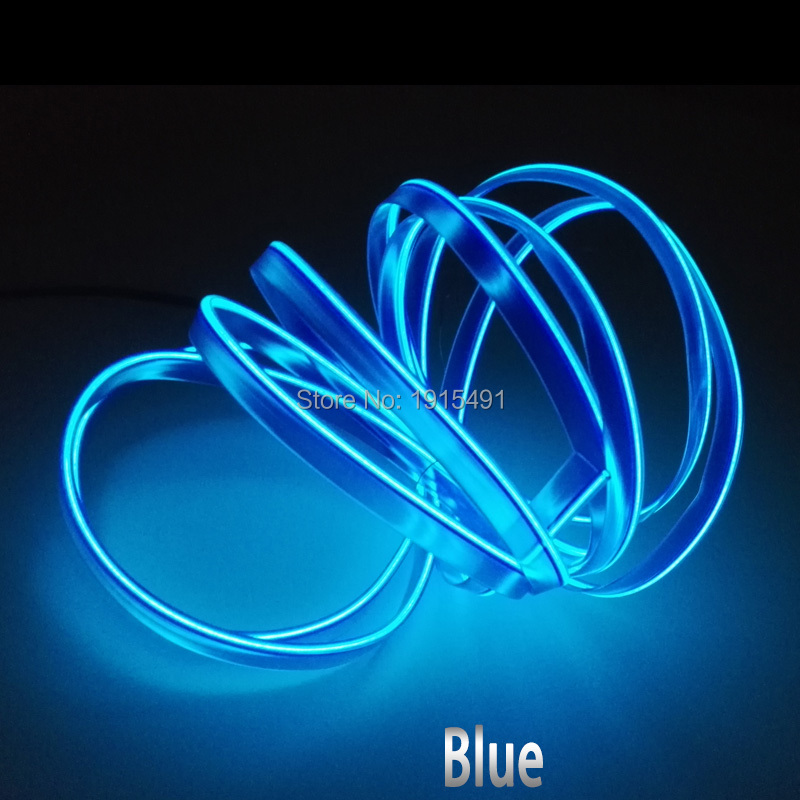EL Wire lights 6mm Sewing Edge Neon Light Dance Party Car Decor Light Neon Flexible EL Wire Rope Tube LED Strip With 5V USB Plug EL Wire lights 6mm Sewing Edge Neon Light Dance Party Car Decor Light Neon Flexible EL Wire Rope Tube LED Strip With 5V USB Plug