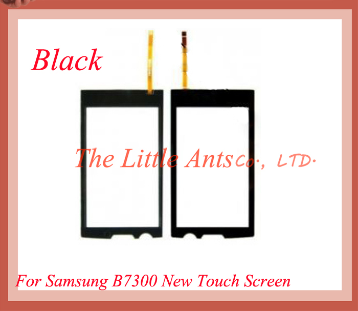 10pcs Original High quality For Samsung B7300 New Touch Screen Digitizer Touch Sensor Glass Pancel Black With Free shipping