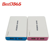 12000mAh 2USB LED External Portable Battery Power Bank Charger for iPhone 6 6 Plus 5 5s 5c for S5 S4 S3 Note 4 3 for Xiaomi 5715