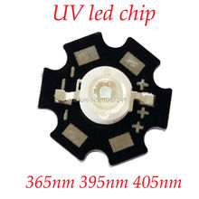 30PCS UV Diode 3W 390NM 395NM 400NM LED Ultraviolet LED Chip UV high Quality Free Shipping