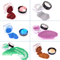 6 Colors Temporary Shimmer Body Glitter Tattoo Kit for Art Design Flash Tattoo brilho Powders Harmless