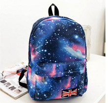 15PCS/lot Stars Universe Space Printing Backpack/School Bag